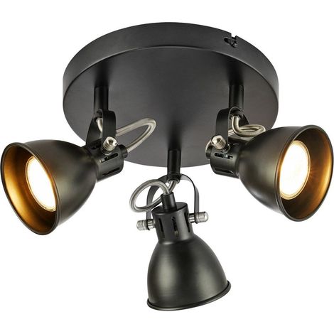 Plafonnier 3xGU10 7W max noir classique 30x18 cm - Markslöjd - Mion (1/3)