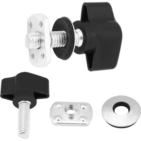 8 pcs Fixations Hard Top Compatibles Vis à Molette Écrous et Boulons pour Jeep Wrangler YJ TJ JK (1/5)