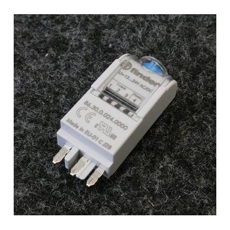 Module tempo bi-fonction AI + DI 12-24V AC DC de 0,05s à100h FINDER 863000240000PAS (1/2)
