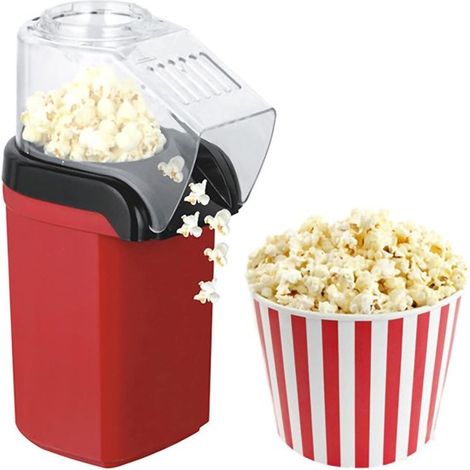 Mini máquina eléctrica de palomitas sin aceite, Disparo rápido en 3 minutos, Vaso de 340 ml, Mini máquina personal, Tiempo en familia (1/5)