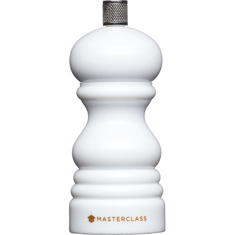 MasterClass Macinapepe o Sale con coperchio intercambiabile, plastica, bianco, 12 cm