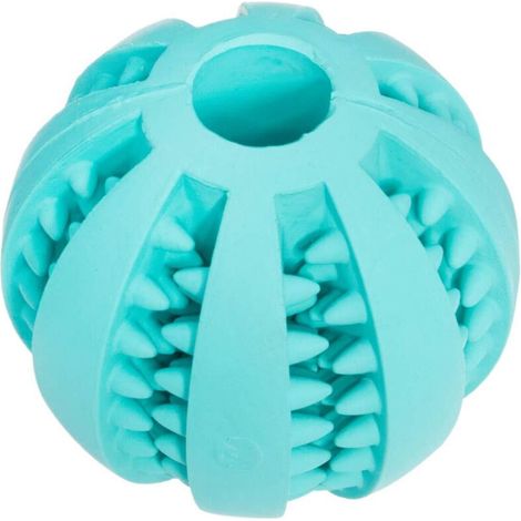 Caucho natural, 7 cm de diámetro, para perros - masaje de encías, perros de tamaño mediano (1/3)