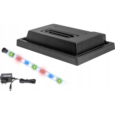 Cubierta de acuario 40x25 negra + iluminaci贸n LED FULL Spectrum 5630 (1/5)