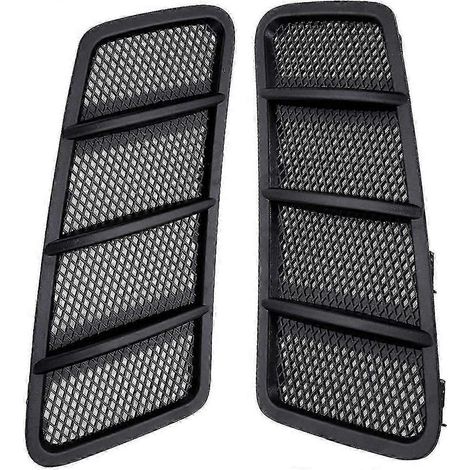 grilles d'aération de capot noires gauche et droite compatibles avec Mercedes-Benz W166 GL GL350 GL450 ML ML350 (2012-2015) (1/5)