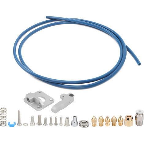 Extruder-Set Grau Blau PTFE-Schlauchdüsen-Upgrade-Kit für Ender3 3D-Drucker-Zubehör (1/5)