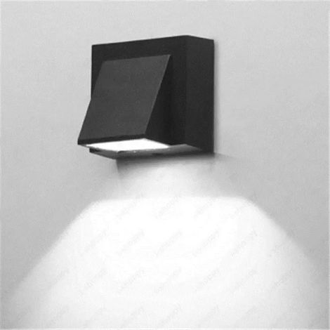 Applique murale LED extérieure étanche IP65 (lumière froide 6000K) - Applique moderne adaptée aux jardins et aux vérandas (1/5)