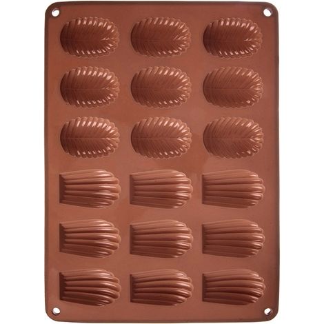Silicone Baking Mold for Madeleines & Pralines, 34x25 cm (1/5)