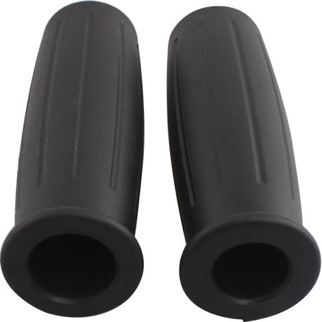 Pièces de modification universelles pour motos, poignées de guidon rétro, poignées de guidon en caoutchouc adaptées aux Harley-Davidson et autres modèles. (1/5)