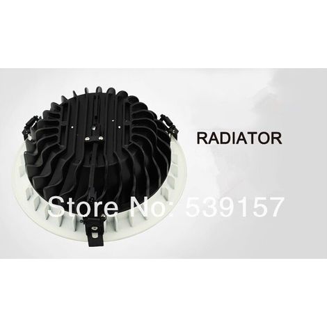 TrAdE Shop Traesio - Faretto Faro Led Cob 30w Gml Incasso Molla Alette Luce Bianco Fredda Calda - -Bianco Caldo - (1/2)