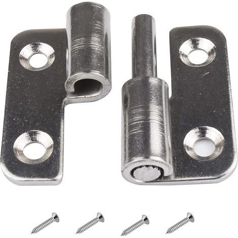 6 charnières amovibles 1,5' petits joints coulissants charnières de porte amovibles en acier inoxydable 304 gaucher (right handed) (1/5)
