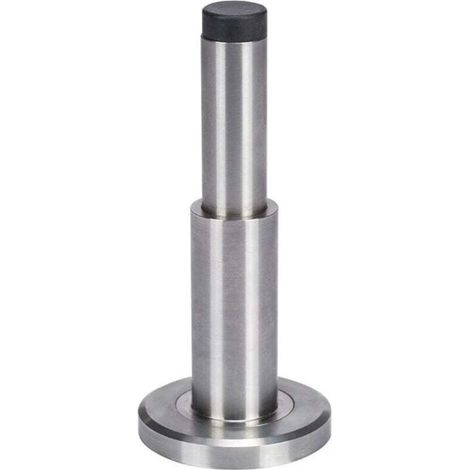 Butée de porte extra longue réglable en acier inoxydable 304 avec poignée de protection en caoutchouc. Butée de porte murale. (1/3)