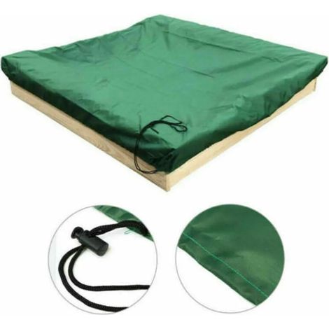 Couverture pour bac à sable, bâche pour bac à sable, bâche de protection, couverture pour bac à sable 180180 cm (1/5)