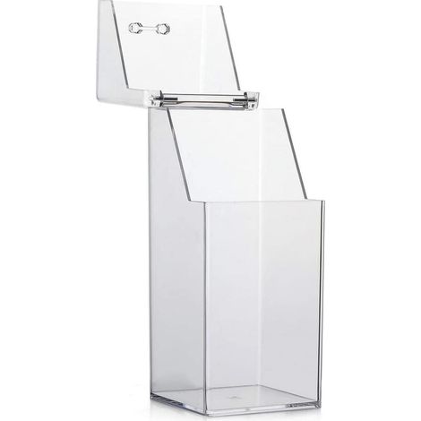Lntyq Porte-Pinceau de Maquillage avec Couvercle Anti-poussière - Organisateur de pinceaux cosmétiques Anti-poussière Boîte de Rangement pour pinceaux de Maquillage,Grande boîte de Rangement