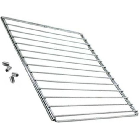 Ersatzteil - Verchromtes Gitter 50X470 mm ausziehbar 350X750 mm mit versenkter Schraube und Montageschlüssel -  -