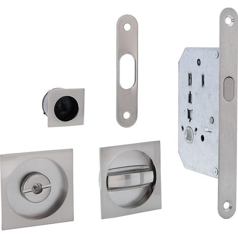 Kit puerta corredera condena uñero níquel satinado 16mm (1/3)