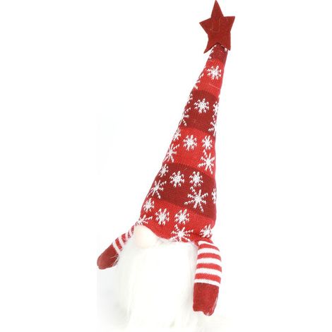 Poupée lumineuse de Noël, jouet LED, poupée sans visage avec bonnet tricoté, gnome de Noël, cadeau pour enfant, rouge (1/5)