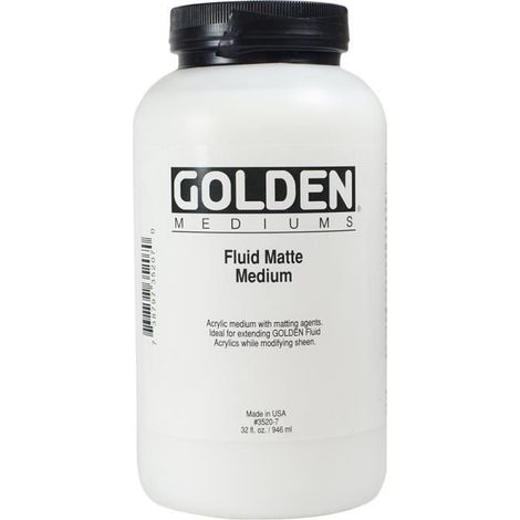 Golden Acrylique moyen : FLUID MATTE moyen 946ml