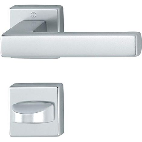 Maniglia per porta Hoppe austin alluminio anodizzato argento (1/2)