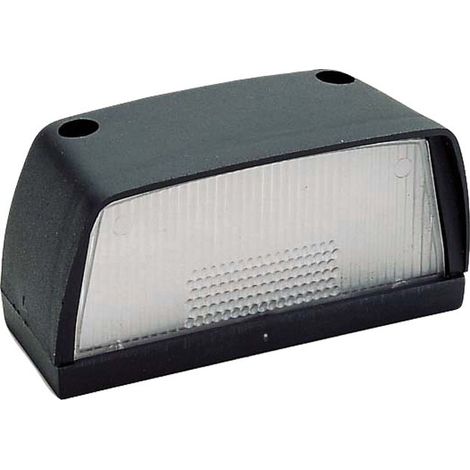 Éclaireur de plaque d'immatriculation 90x46x50 mm – Visibilité à plus de 20 mètres – Installation facile avec entraxe 45 mm – Compatible ampoule 12V 10W – Aj.Ba (1/2)