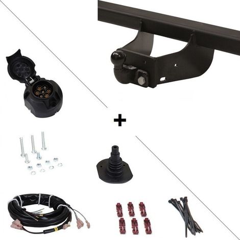 Attelage Fiat Ducato Fourgon (07/99-05/06) Standard + faisceau universel 7 broches utilitaire (1/2)