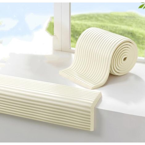 (beige, 2m x20cm)Panneaux muraux autocollants rembourrés à décoller et à coller sur panneau de tête de lit, protection anti-collision pour tête de lit - pour chambre à coucher, chambre d'enfant (1/5)