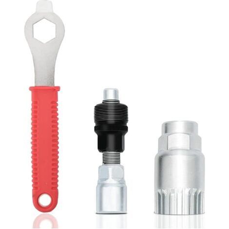 PA Multifonctionnel Jeu D'outils De Manivelle De Vélo, Portable Remover de Pédalier, Extracteur de Manivelle de Vélo en Carbone Acier, Extracteur de Pédalier de Vélo pour Réparer les Vélos Fa (1/5)