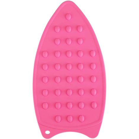 Coussin de Repos de Fer de Silicone, Planche à Repasser portative de Tapis résistant à Chaud Polyvalent pour Le Voyage à la Maison(Rose) (1/5)