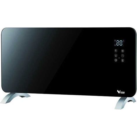 Panel calefactor Vigor Nerone color negro 2000 vatios