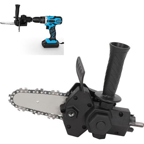 Adaptateur de Perceuse en Scie Électrique, Tête de Conversion pour Scie à Chaîne Portable, Kit d'Accessoire