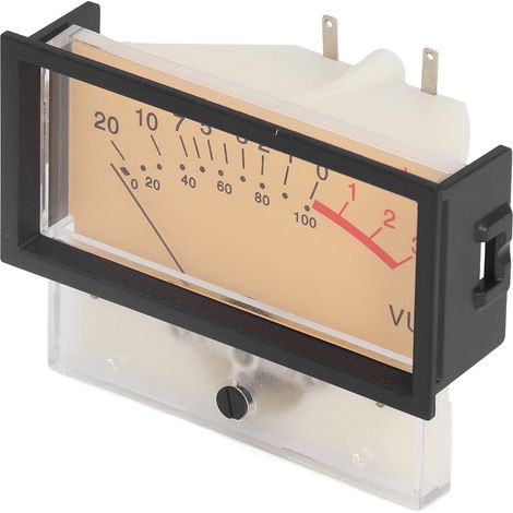 12V 40mA Hochohmiges LED-VU-Meter, Präzisionszeigeranzeige für Verstärker, Lautstärke- und Leistungsmessung, Modell TN-73-9213H (1/5)
