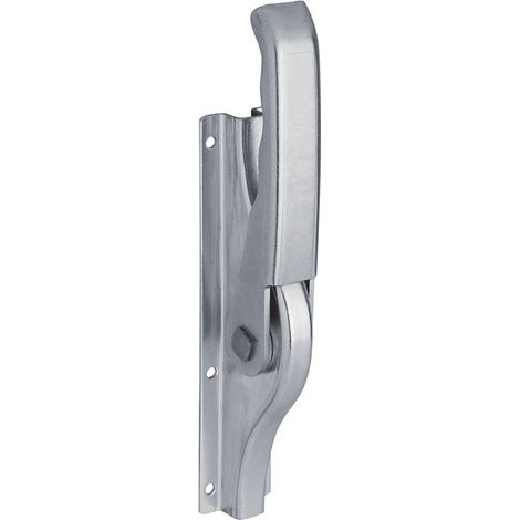Gate Lock Automatic Locking-Metal Bolt Lock-Gravity Steel Garden Fence Latch-Black-Fixing Screws Supplied