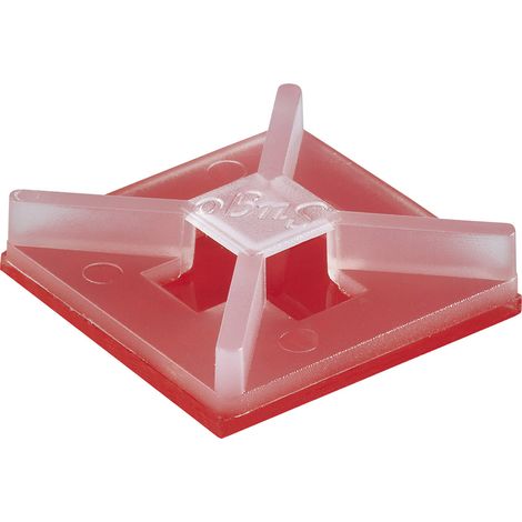 Embase de fixation Plage de Ø du faisceau: 7 mm (max) TRU COMPONENTS 93013c949a 1386631 transparent 1 pc(s) S834211