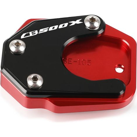 (Logo CB500x) Compatible avec HONDA CB500X 2013-2021 : Plaque de béquille latérale CNC, extension de support de béquille, maxpower (1/4)