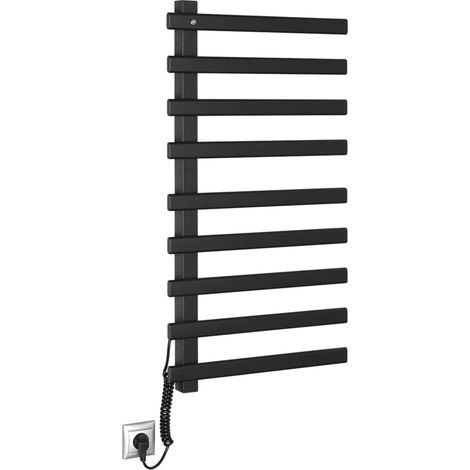 Sapho Elcor - Heizkörper, 48x92 cm, 128 W, mattschwarz EB460 (1/5)