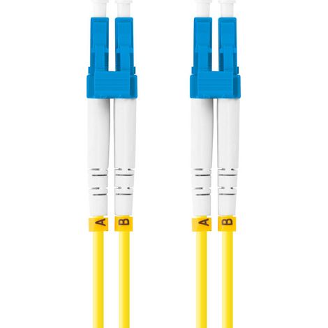 Cavo patch in fibra ottica duplex Lanberg SM LC/UPC-LC/UPC 3,0 mm lszh G657A1 3 m giallo