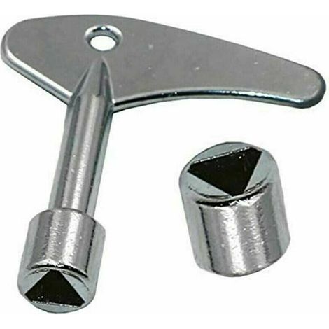 2 Pack 9mm Triangle Key with Triangle Key Switch for Emergency Gas Electric Lift (1/5)