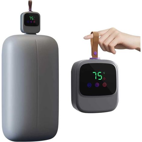 Mini Sèche-Linge Portable avec Stérilisation UV et Télécommande, 450W Petit Sèche-Linge avec Minuterie Intelligente et 3 Niveaux de Température pour Voyage,Camping-Car et Voyageurs D'affaires (1/5)
