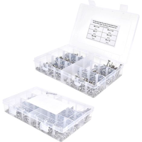 240 vis autoperceuses cruciformes en acier inoxydable 410, quincaillerie de fixation industrielle n° 8 (1/5)