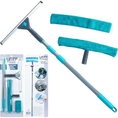 Vilde Raclette de nettoyage 57-128 cm 4 pièces verre plastique métal (1/5)
