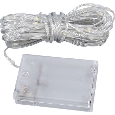 LED-Lichterkette zum Selbermachen, 10 Meter, wasserdicht, warmweiß, dekorativ, für den Außenbereich (1/5)