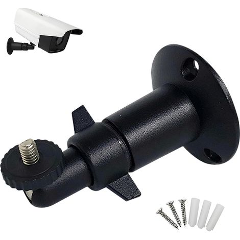 Camera Wall Mount, Compatible with Arlo, Eufy, Wyze - Indoor and Outdoor Installation, 360° Rotation, 90° Tilt, 1/4" Thread (1/5)