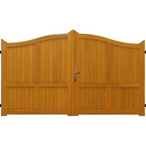 Gd Menuiseries – Portail en bois plein 3m – Hauteur 1,60 à 1,80m – Sécurisé et esthétique pour environnements résidentiels et professionnels (1/4)