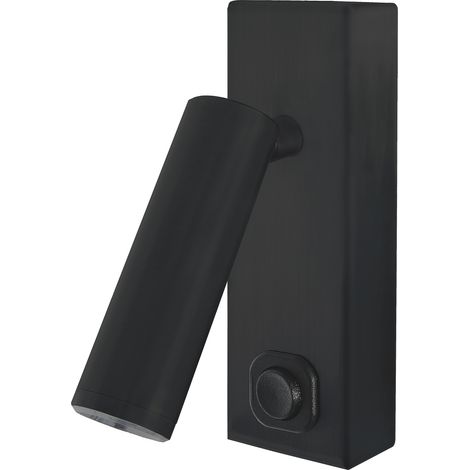 Applique lecteur tilt TOSCANA LED SMD 3W 200lm(200lm) CRI80 3000K Noir (1/3)