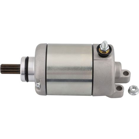 Démarreur YAMAHA avec pignon à 9 dents, compatible avec les motos R6, FZ6, FZ6R, XJ6F et XJ6S. Référence d'origine : 2C0-81890. (1/5)