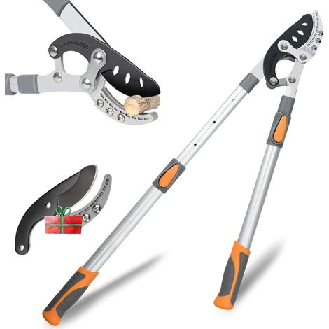 Telescopic Branch Cutter 70-103 cm, SK-5 Steel, 1 Blades Included Branch cutter can cut branches and hedges of more than 5 cm (1/5)