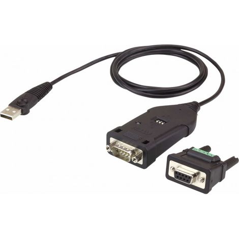 Câble parallèle Aten UC485 noir 1,2 m USB Type-A DB-9