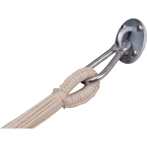 AMAZONAS Easy+ Stabiler Wandhaken mit Karabiner für Hängematten & Hängesessel bis 200 kg