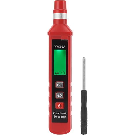 Détecteur de fuite de gaz avec alarme visuelle sonore, affichage en temps réel de haute précision, testeur de combustible léger