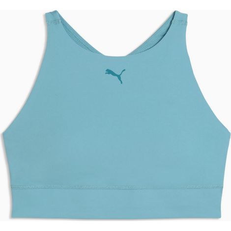 Puma Shapeluxe Sport-BH mit hohem Kragen für Damen, blau, 52813846 R M (1/5)