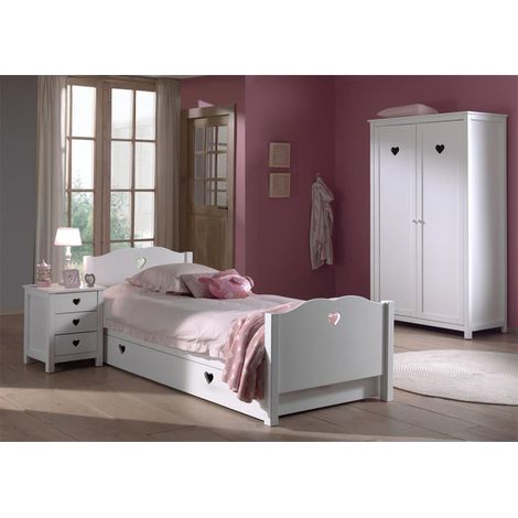 Chambre Complète 5P "Amori II" Blanc (1/5)